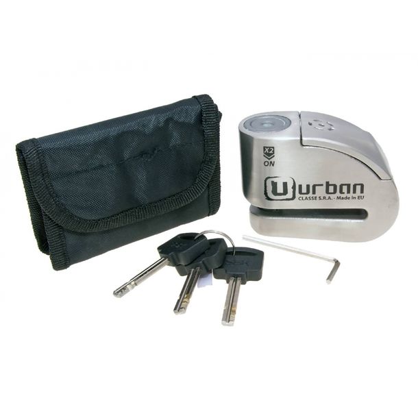 Urban Security UR14S brake disc lock with alarm function, diameter = 14 mm
