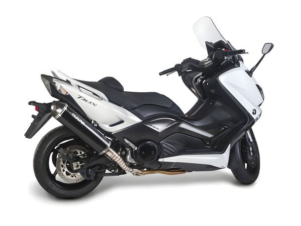 Auspuffanlage Yasuni Scooter 4 Black Edition Carbon für Yamaha YP X-Max R 125ccm – Bild 3