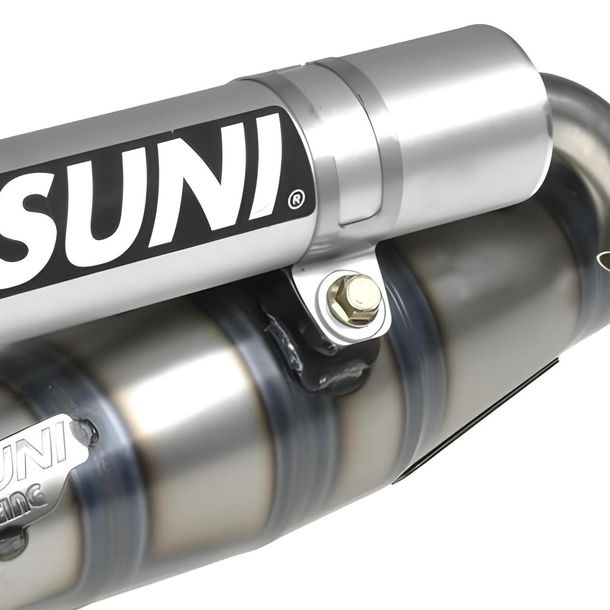 Sistema de escape Yasuni Carrera 16 aluminio para Piaggio Typhoon Gilera Runner – Bild 3