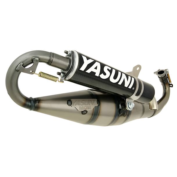Impianto di scarico in carbonio Yasuni Carrera 16 per Piaggio, Piaggio Typhoon, Gilera Runner Aprilia SR R LC Street NRG Power AC Extreme Zip SSL 25 2 Sfera Restyling