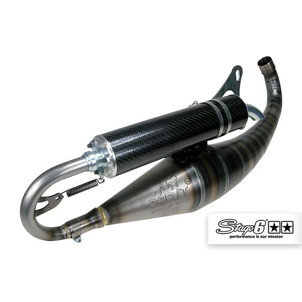 Auspuffanlage Stage6 R/T MK2 70ccm für Minarelli liegend