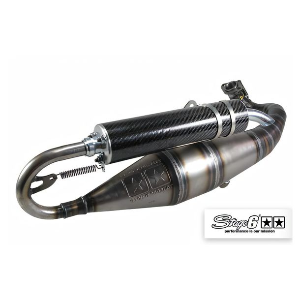 Auspuffanlage Stage6 R1200 RACE für Peugeot liegend