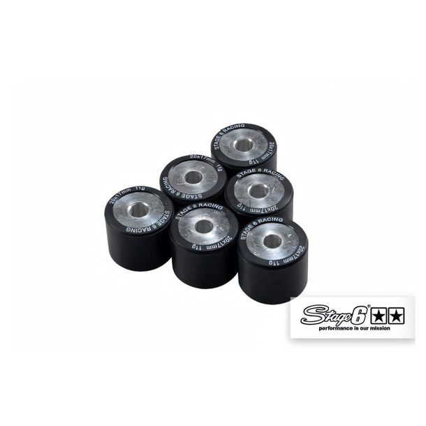 Variomatikgewichten Stage6 Set Variorollen 20x17mm, 9,0g, 6 Stuk