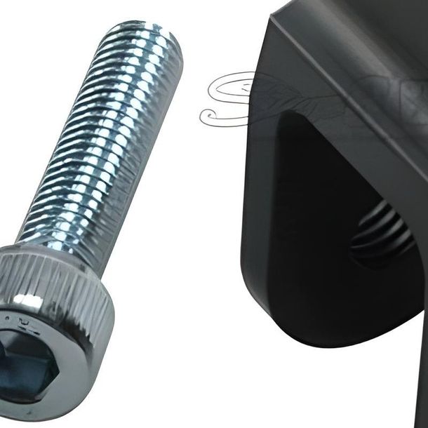 Höherlegungssatz Stage6 CNC +40mm Minarelli / Peugeot / Kymco Schwarz – Bild 3