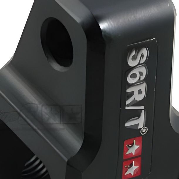 Höherlegungssatz Stage6 CNC +40mm Minarelli / Peugeot / Kymco Schwarz – Bild 4