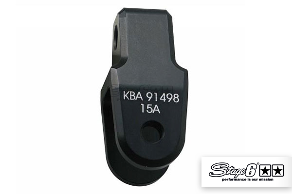 Höherlegungssatz Stage6 CNC +40mm Minarelli / Peugeot / Kymco Schwarz – Bild 2