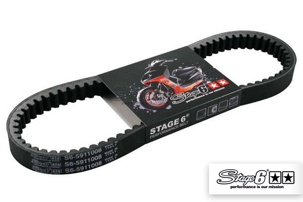 Keilriemen Stage6 MAXIDRIVE für Piaggio LEADER / QUASAR 250-300ccm 4T 834x22.6mmx13mm 28 Grad