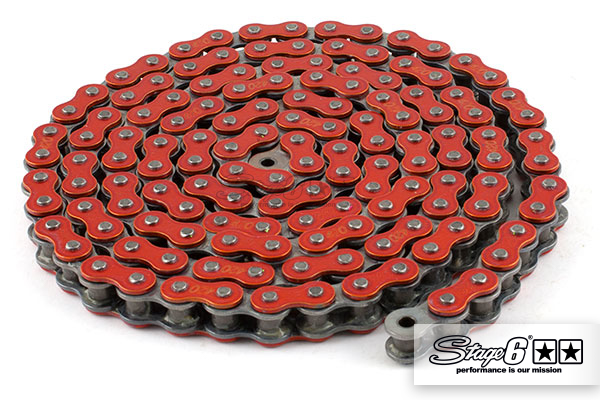 Catena Stage6 420/140 Maglie Rosse - Per Motocicli, Alta Qualità, Design Accattivante - Foto 8