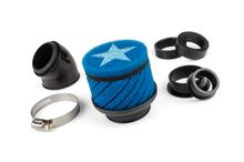 Racingluftfilter Stage6 kurz Blau Stage6 für Keihin PWK / Stage6 R/T 48mm Anschluss