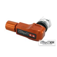 Reifenventil Stage6 CNC, 90° gewinkelt, orange