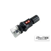 Reifenventil Stage6 CNC, gerade, schwarz