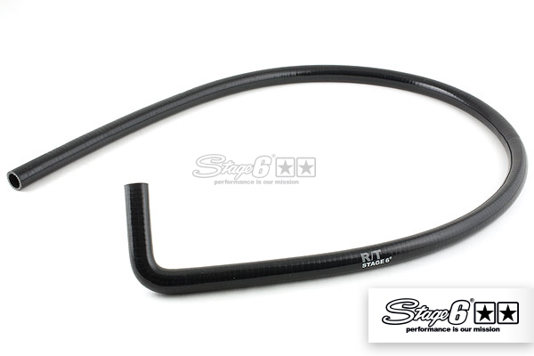 TUBO RADIATORE STAGE6 HQ, 1500mm, 1 x 90°, nero