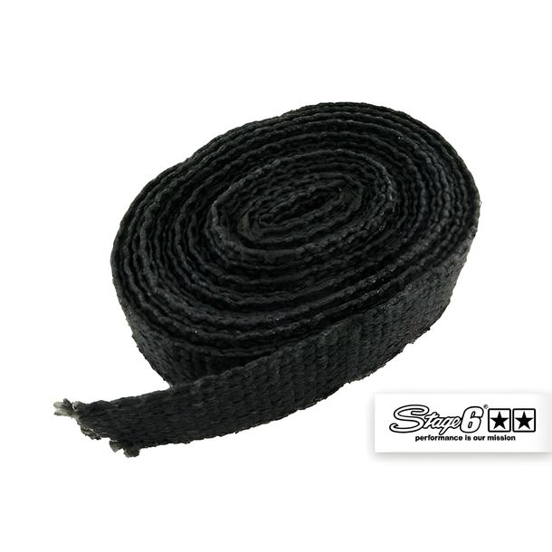 Termobanda Stage6, fino a 1100C, 3800x25mm, nero