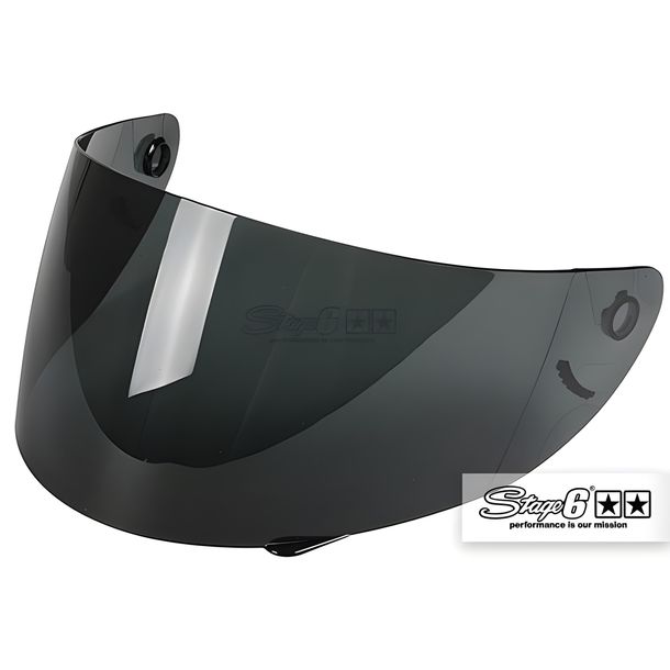 Visier Stage6 für Stage6 Helm, schwarz getönt