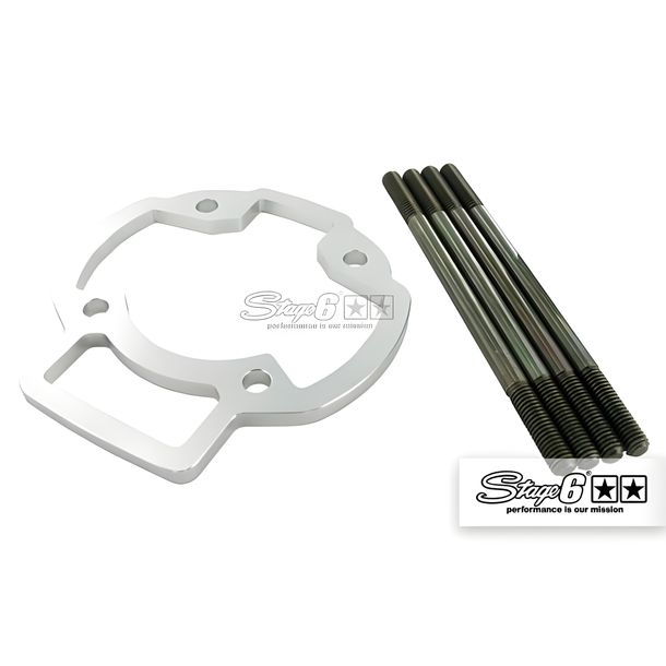 Distanziale Piede Cilindro Stage6 R/T per Cilindro MK2 con Distanziale per Bielle 85mm Piaggio