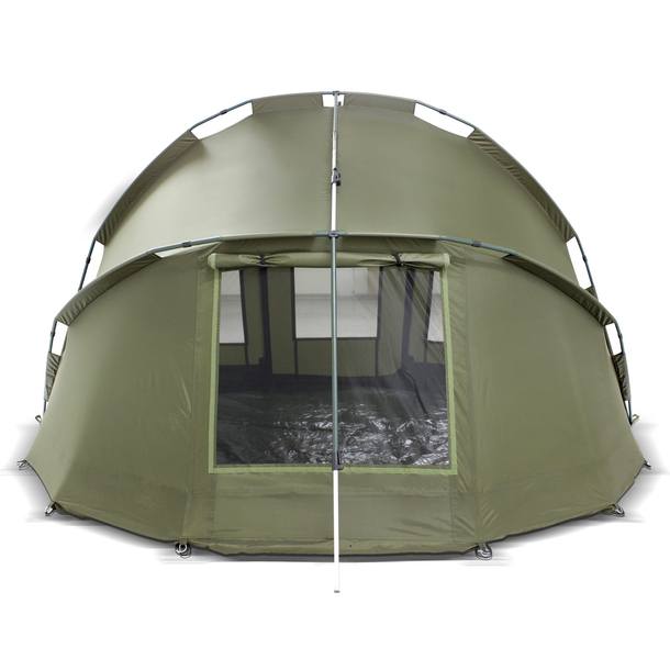 Lucx® Angelzelt Bivvy 1 - 2 Mann Karpfenzelt Carp Dome Fishing Tent  