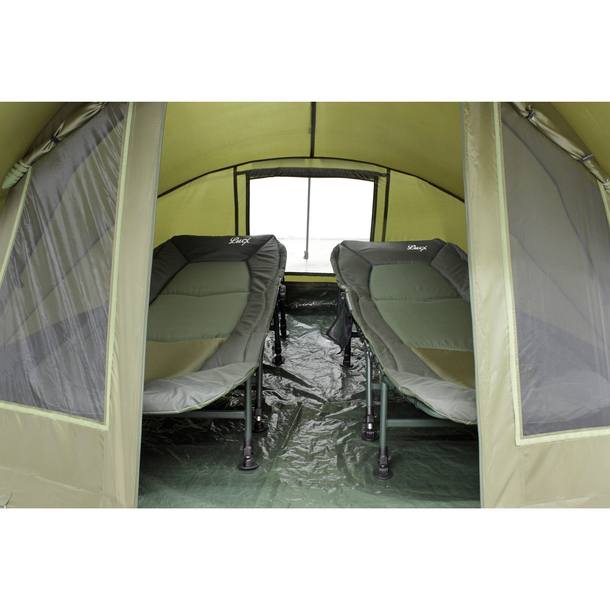 Lucx® Angelzelt Bivvy 1 - 2 Mann Karpfenzelt Carp Dome Fishing Tent  