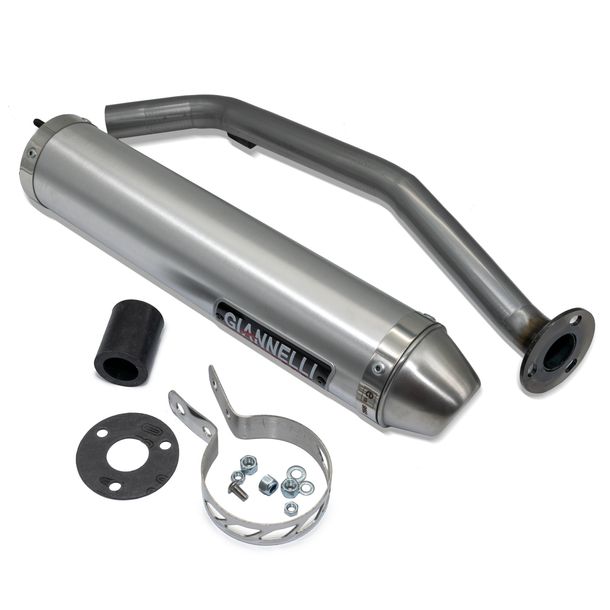 Giannelli sistema de escape silenciador y con ABE carbono para Aprilia