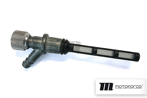Benzinhahn Motoforce manuell für Piaggio / für Gilera / für Derbi / für Aprilia / MBK / für Yamaha 15mm