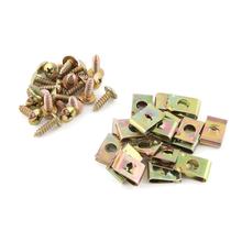 Sachet de 20 clips de carénage Motoforce M4 x 12+20
