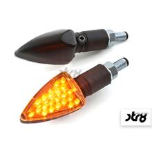 Blinker STR8 Demon 2 Led schwarz mit Straßenzulassung(AUSLAUF)