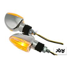 Blinker STR8 Demon Klarglas chrom(AUSLAUF)