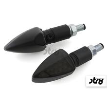 Blinker STR8 LED Black-Line schwarz mit Straßenzulassung(AUSLAUF)