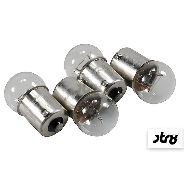 Blinkerbirnenset STR8 12V 10W BA15S 4 Stück weiß mit Straßenzulassung(AUSLAUF)