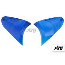 Blinkergläserlinsen STR8, für Doppeloptik, blau transparent(AUSLAUF)