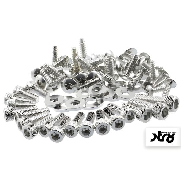 Tornillos decorativos STR8 carenado MBK Nitro/Aerox cromado (OUTLET)