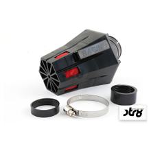 Luftfilter STR8 Evo 28-35mm gebogen schwarz / roter Schaumstoff(AUSLAUF)