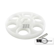 Mitnehmerrad Wasserpumpe Motoforce inkl. Bolzen / Seegerring Minarelli liegend / China 2-Takt LC