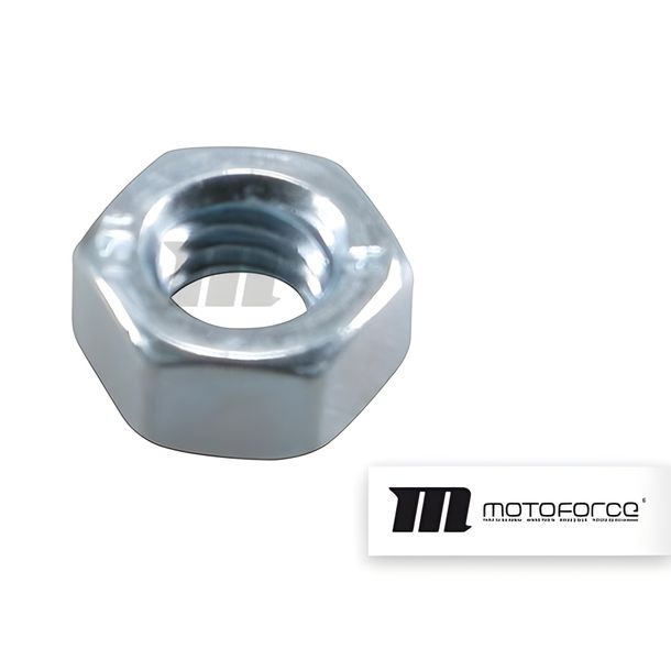 Tuerca Motoforce M6x1 rosca gruesa DIN 934 llave tamaño 10 acero