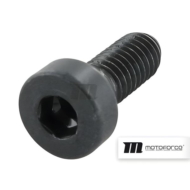 Vite Motoforce cava esagonale M4x10/testa piccola in acciaio nero (testa piatta) DIN 6912/8.8