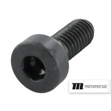 Schraube Motoforce Innensechskant M4x10 / Stahl schwarz kleiner Kopf (Flachkopf) DIN 6912 / 8.8