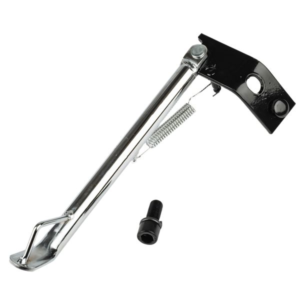 Soporte lateral Motoforce Yamaha BWS/MBK Booster cromado