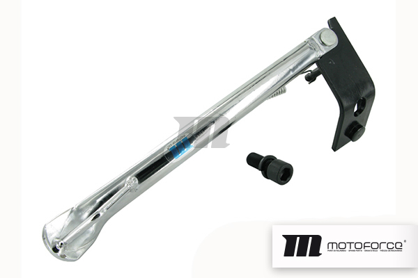 Soporte lateral Motoforce Yamaha BWS/MBK Booster cromado