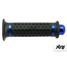 STR8 Lenkergriffe runde Enden blau eloxiert(AUSLAUF)