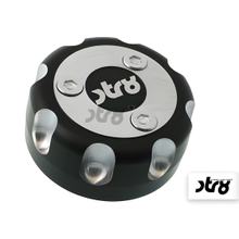 Tankdeckel STR8 CNC Racing für Yamaha / MBK / für Derbi Senda schwarz(AUSLAUF)