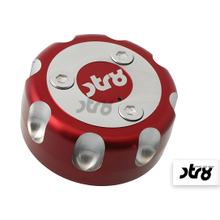 Tankdeckel STR8 CNC Racing für Yamaha / MBK Roller für Derbi Senda rot(AUSLAUF)