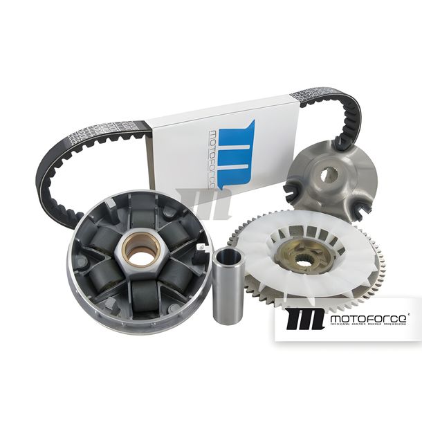 Variomatic kit Motoforce incl. V-belt/pulley 19x15.5mm Piaggio short from 1998