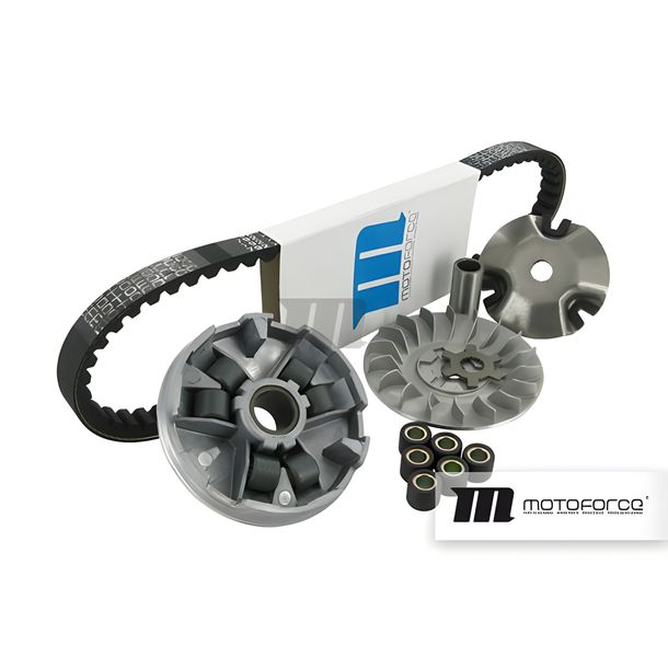 Variomatik Kit Motoforce inkl. Keilriemen / Riemenscheibe 5.4g / 6.5g 15x12mm Minarelli kurz