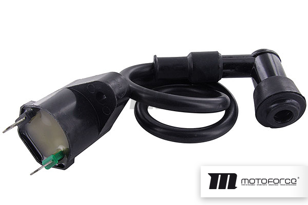 Bobina accensione Motoforce 2 pin spina 90 gradi universale