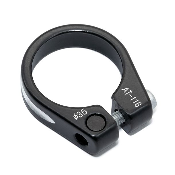 Collier de siège siège à dégagement rapide Vicma noir fraisé pour vélos