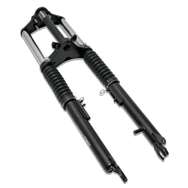 Fourche sport EBR - fourche avant - fourche à suspension noire pour cyclomoteur Sachs/Hercules