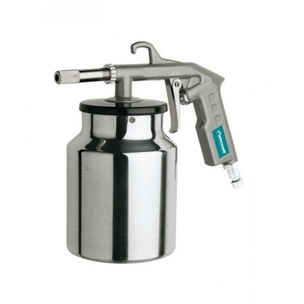 Aircraft sandblasting gun