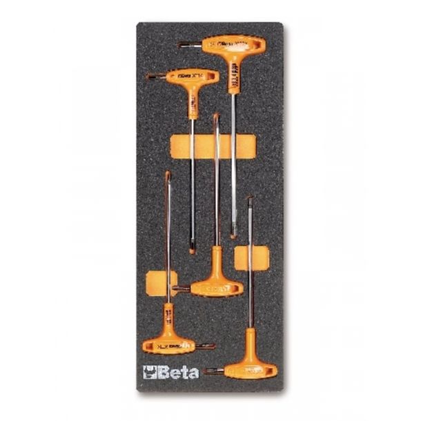 Beta T-Innensechskant Schlüssel Set 5-teilig