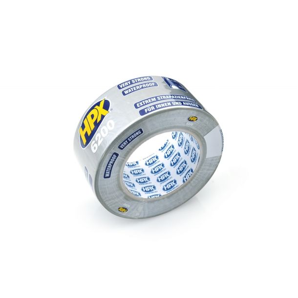 Rollo de cinta americana 50mmx25m. Color plata. HPX6200