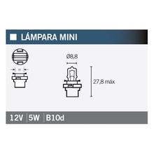 Glühlampe Leuchtmittel OSRAM 64124MF 12V5W, 1 Stück