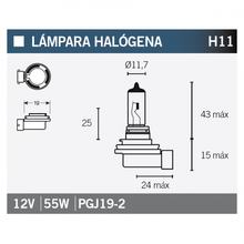 Glühlampe Leuchtmittel OSRAM 64211NBP H11, 1 Stück